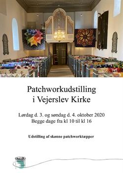AFLYST - Patchwork udstilling i Vejerslev kirke 3. & 4. okt 2020